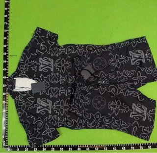 Conjunto Louis Vuitton Negro Estampado