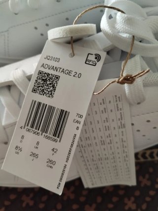 Zapatillas Adidas Advantage 2.0 Blancas Talla 42