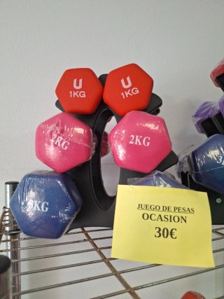 Coppia di manubri 4KG nuovi viola