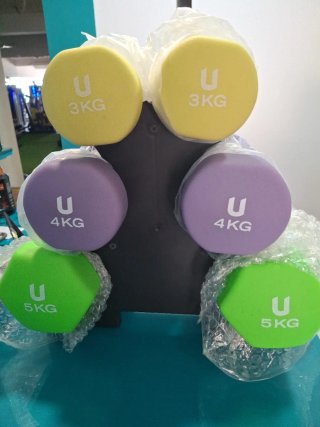 Coppia di manubri 4KG nuovi viola