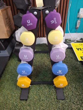 Coppia di manubri 4KG nuovi viola