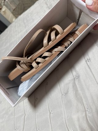 Sandalias romanas mujer talla 37 beige