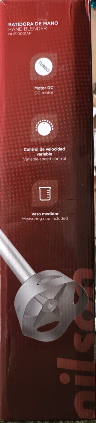 Batidora de mano 1000W Nilson Life