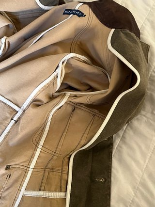 Blazer Ralph Lauren tela e vera pelle M