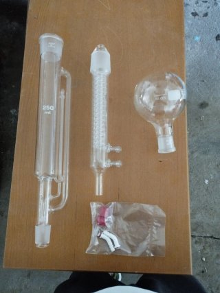 Equipo extractor Soxhlet 250 ml para laboratorio