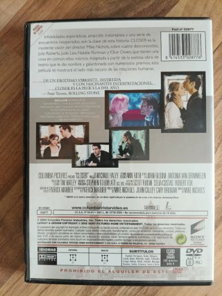 DVD Closer (Drama, Romance)
