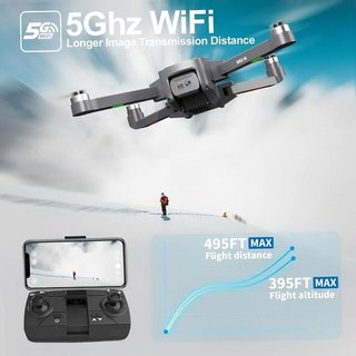 Dron 5GHz FPV RC Quadcopter 4K IDEA16 40km/h