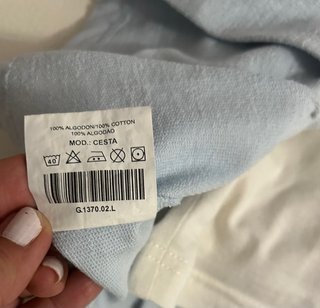 Falda pantalón New Saks azul celeste con pliegues