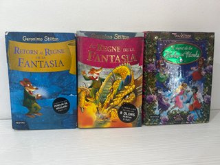 Pack 3 libros Geronimo Stilton y Tea Stilton