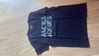 Camiseta Jack & Jones Negra Talla M
