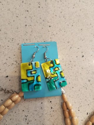 5 Conjuntos Collar y Pendientes de Conchas