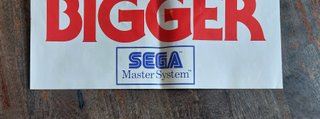 Poster Vintage SEGA PacMania  Populous 130x52,5 cm