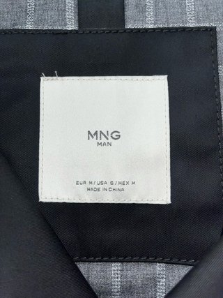 Gabardina negra hombre