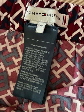 Pijama Tommy Hilfiger Talla M burdeos