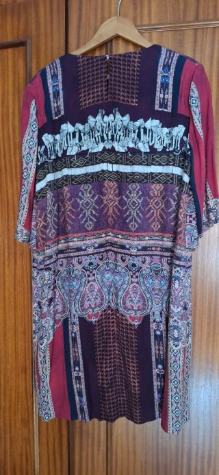 Vestido estampado único talla única