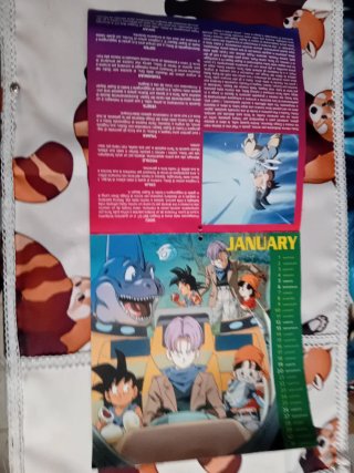 Dragon ball GT calendario anno 2002