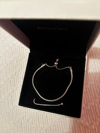 Pulsera Pandora ajustable plata