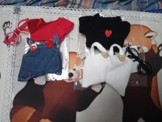 Completi per bambole e Labubu 15/17cm 10 set