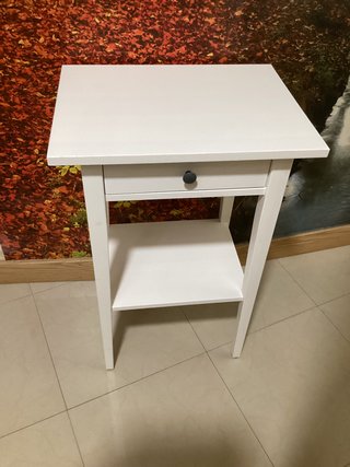 Mesitas de noche IKEA HEMNES blancas