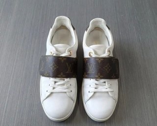Zapatillas Louis Vuitton Frontrow Piel Blanca