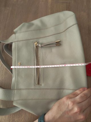 Bolso de mano beige
