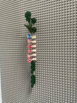 Lotto Lego Vintage Segnali e Alberi