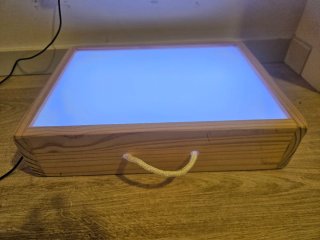 Mesa de luz portátil madera