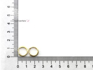 pendientes oro 18k con piedra con circonita