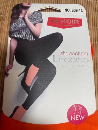 Leggings y Medias Naranjas Talla Única