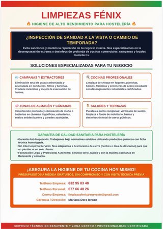 Limpiezas generales a particulares y profesionales