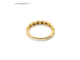 sortija oro 18k con piedra con diamante