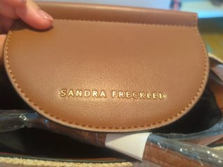 Bolso de rafia Sandra Freckled