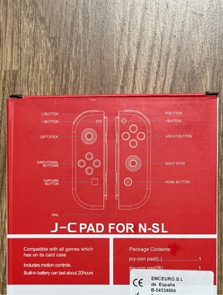 Mandos J-C PAD (L)/(R) para Switch