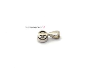 colgante oro 18k con piedra con diamante