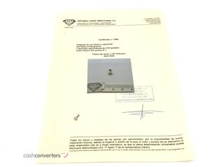 colgante oro 18k con piedra con diamante