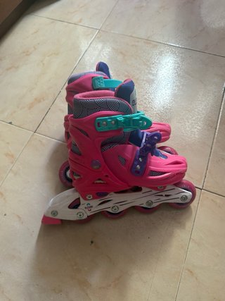 Patines en línea rosas para niñas