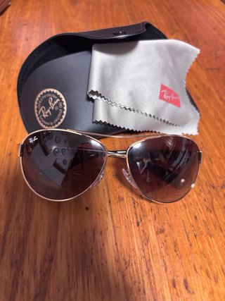 Gafas de Sol Ray-Ban Aviador Mujer Dorado Marrón