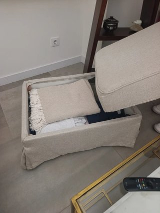 Puff Ikea Ektorp Beige nuovo