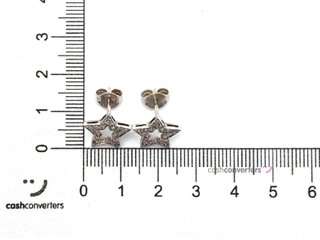 pendientes oro 18k con piedra con diamante