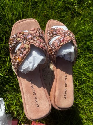 Sandalias Alma en Pena T.38 con brillantes