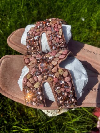 Sandalias Alma en Pena T.38 con brillantes