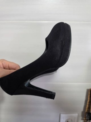 Zapatos tacón negros fiesta talla 36
