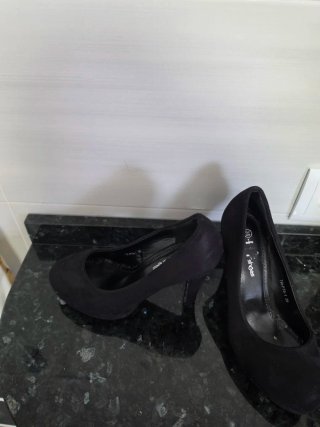 Zapatos tacón negros fiesta talla 36