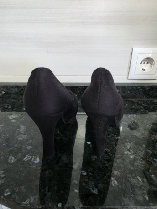 Zapatos tacón negros fiesta talla 36