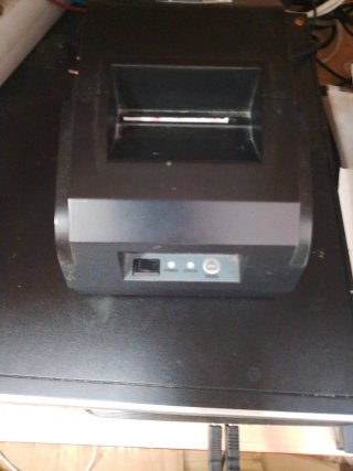 Impresora Térmica Negra