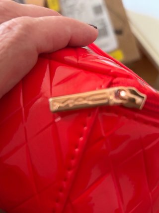 Neceser MAC rojo acolchado