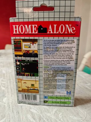 Caja Home Alone Game Gear Sega