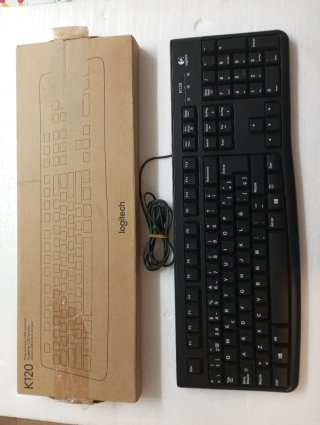 Teclado Logitech K120 Negro