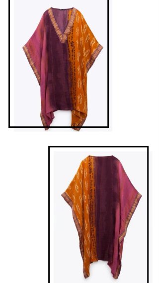 Kaftán Zara + Regalo Bañador