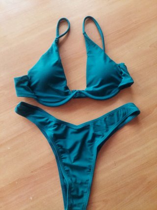 Bikini verde azulado